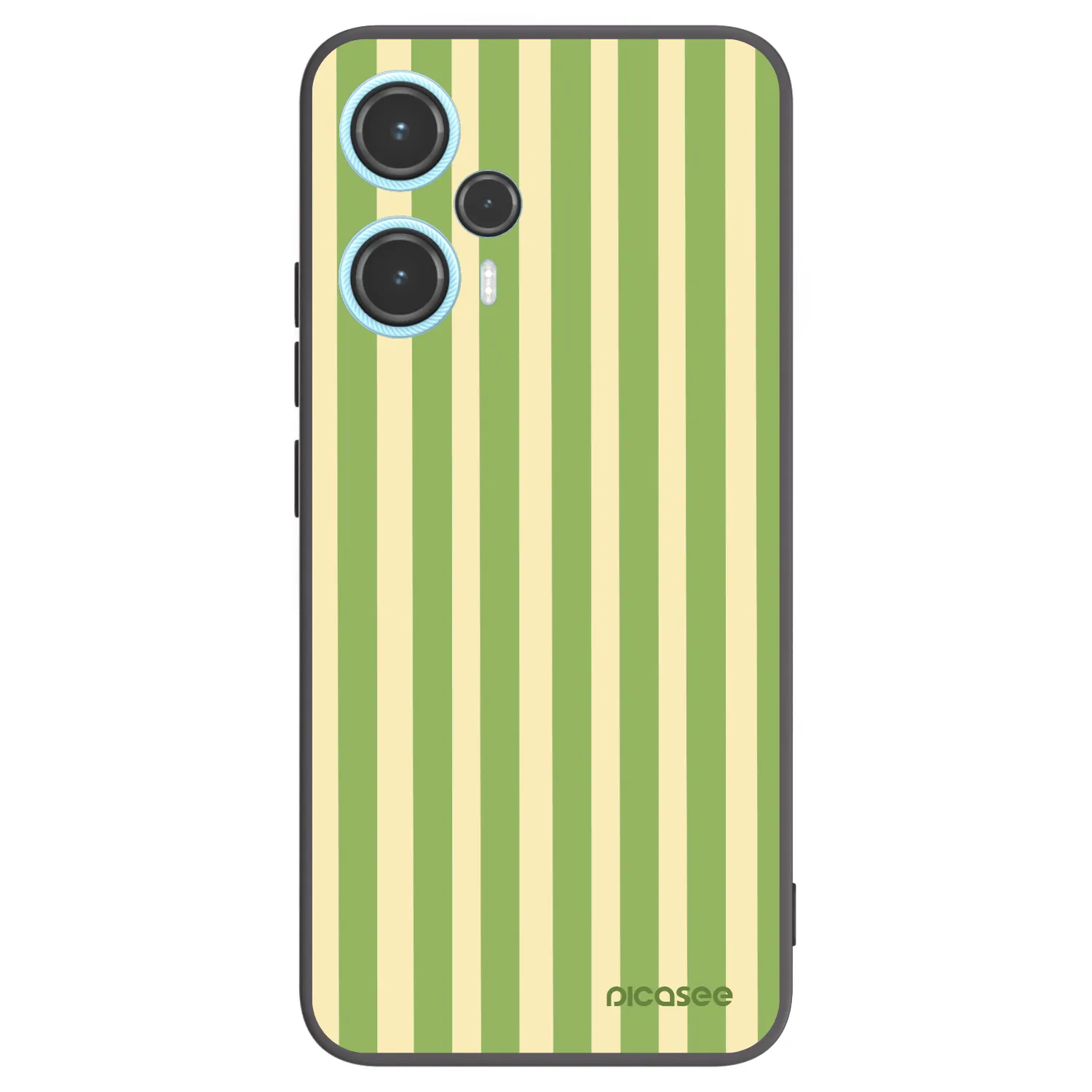 Picasee fekete szilikon tok az alábbi mobiltelefonokra Xiaomi Poco F5 - Lines Matcha
