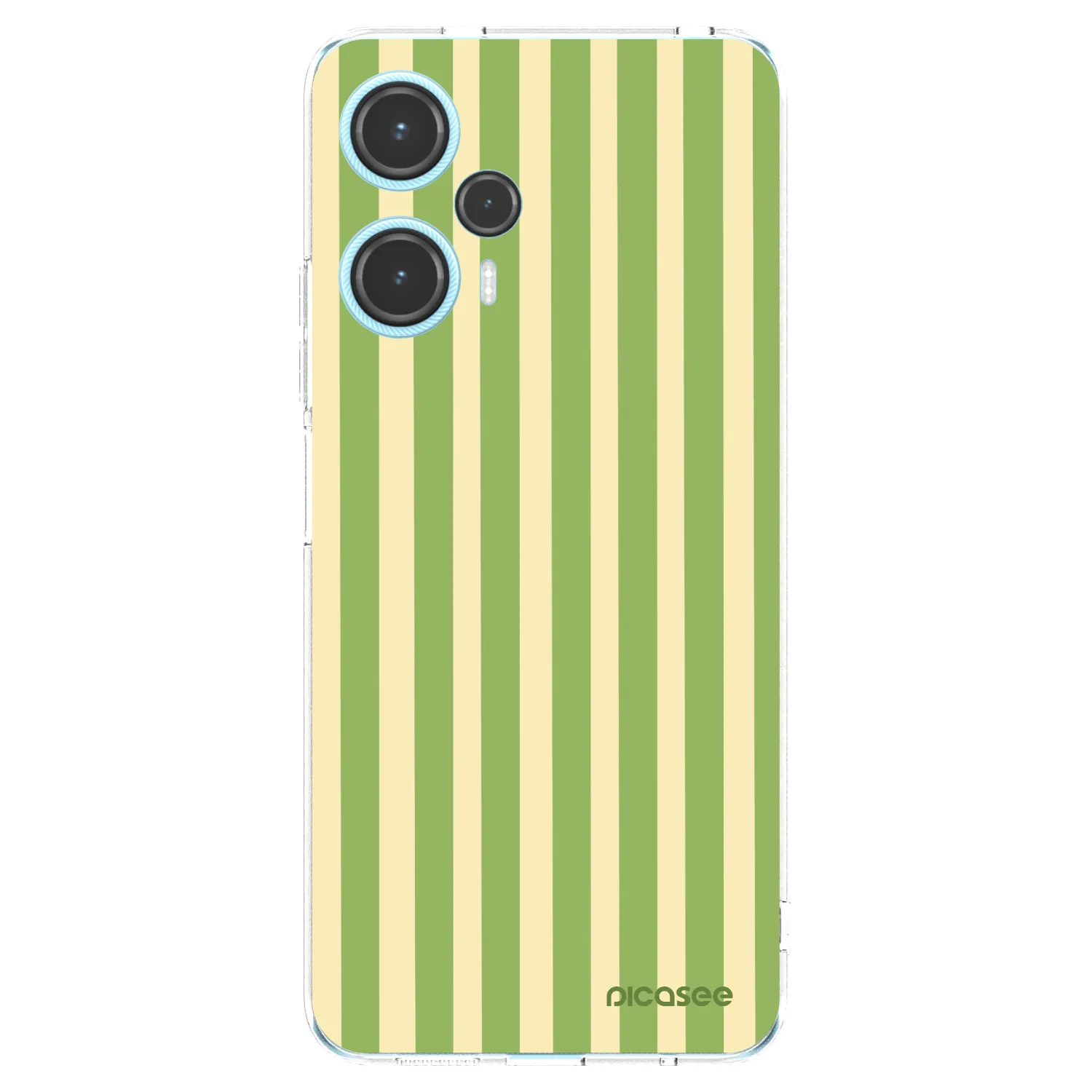 Picasee átlátszó szilikon tok az alábbi mobiltelefonokra Xiaomi Poco F5 - Lines Matcha