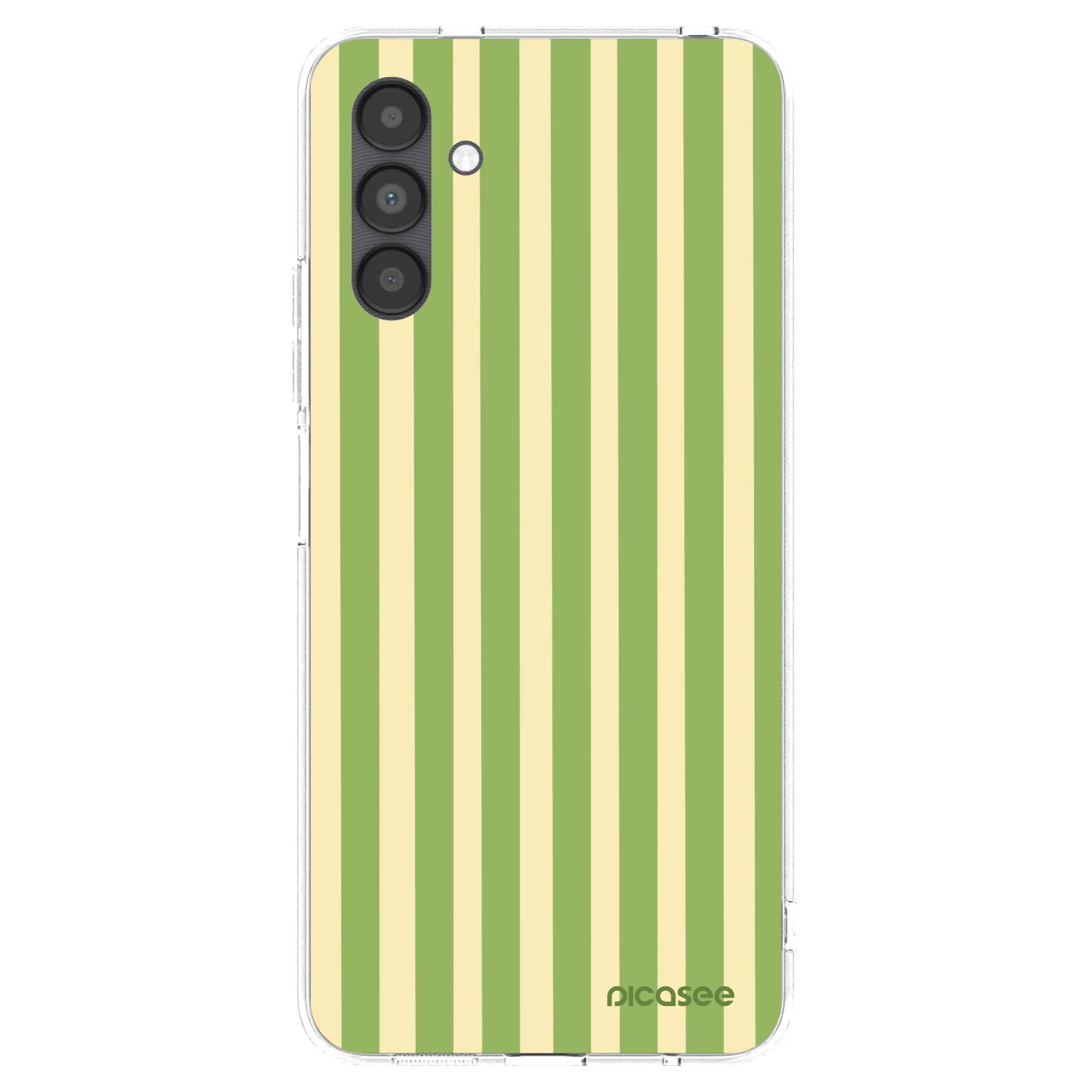 Picasee átlátszó szilikon tok az alábbi mobiltelefonokra Samsung Galaxy A04s A047F - Lines Matcha