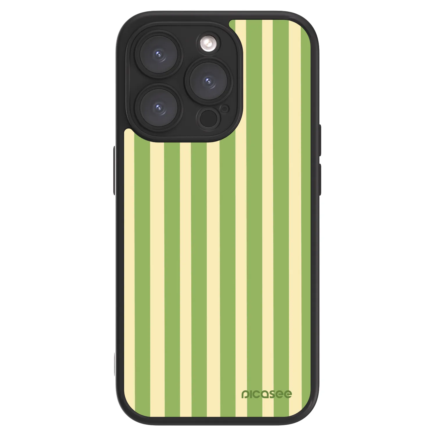 Picasee ULTIMATE CASE Apple iPhone 15 Pro - készülékre - Lines Matcha