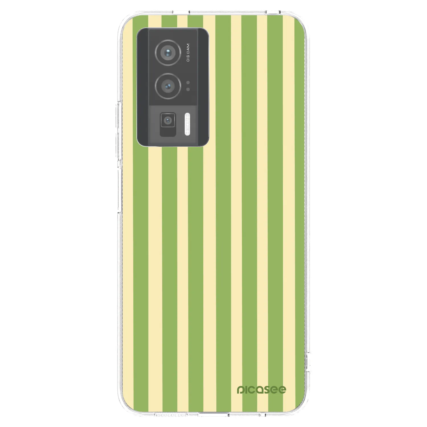 Picasee átlátszó szilikon tok az alábbi mobiltelefonokra Xiaomi Poco F5 Pro 5G - Lines Matcha