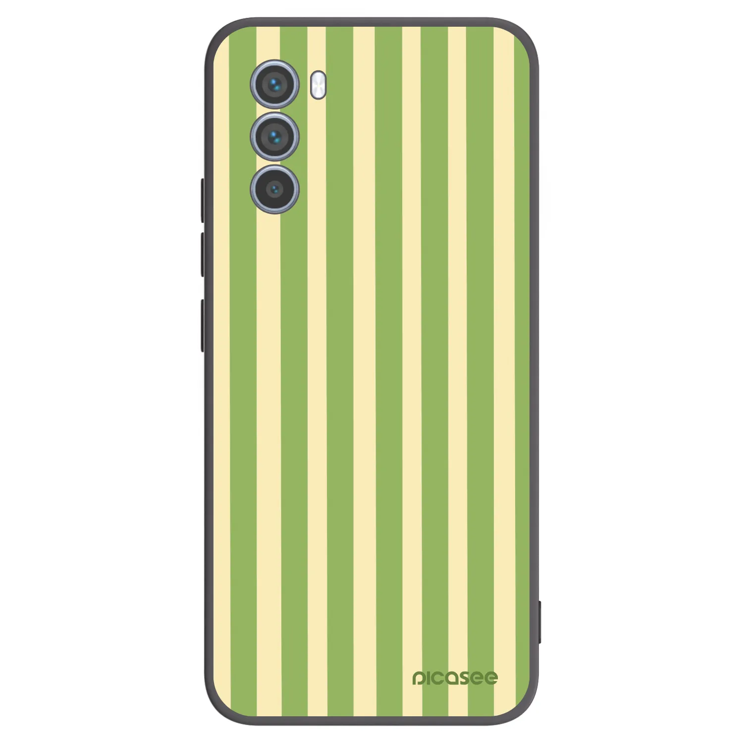 Picasee fekete szilikon tok az alábbi mobiltelefonokra Motorola Moto G62 - Lines Matcha