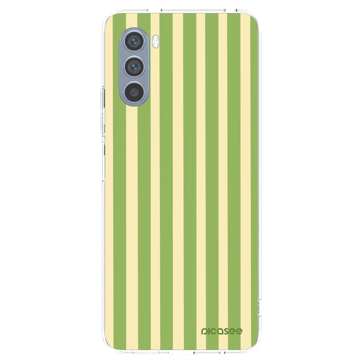 Picasee átlátszó szilikon tok az alábbi mobiltelefonokra Motorola Moto G62 - Lines Matcha