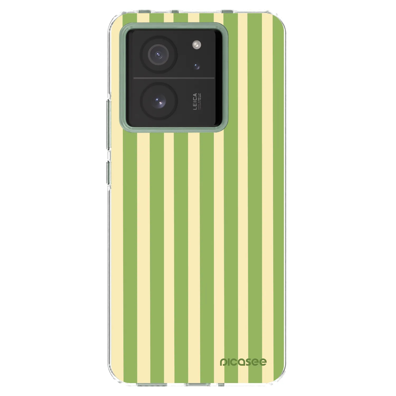 Picasee átlátszó szilikon tok az alábbi mobiltelefonokra Xiaomi 13T Pro - Lines Matcha