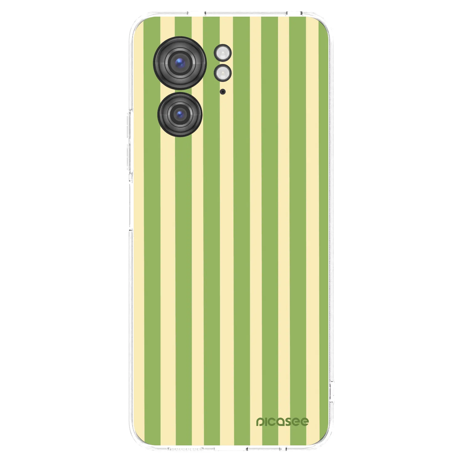 Picasee átlátszó szilikon tok az alábbi mobiltelefonokra Motorola Edge 40 - Lines Matcha