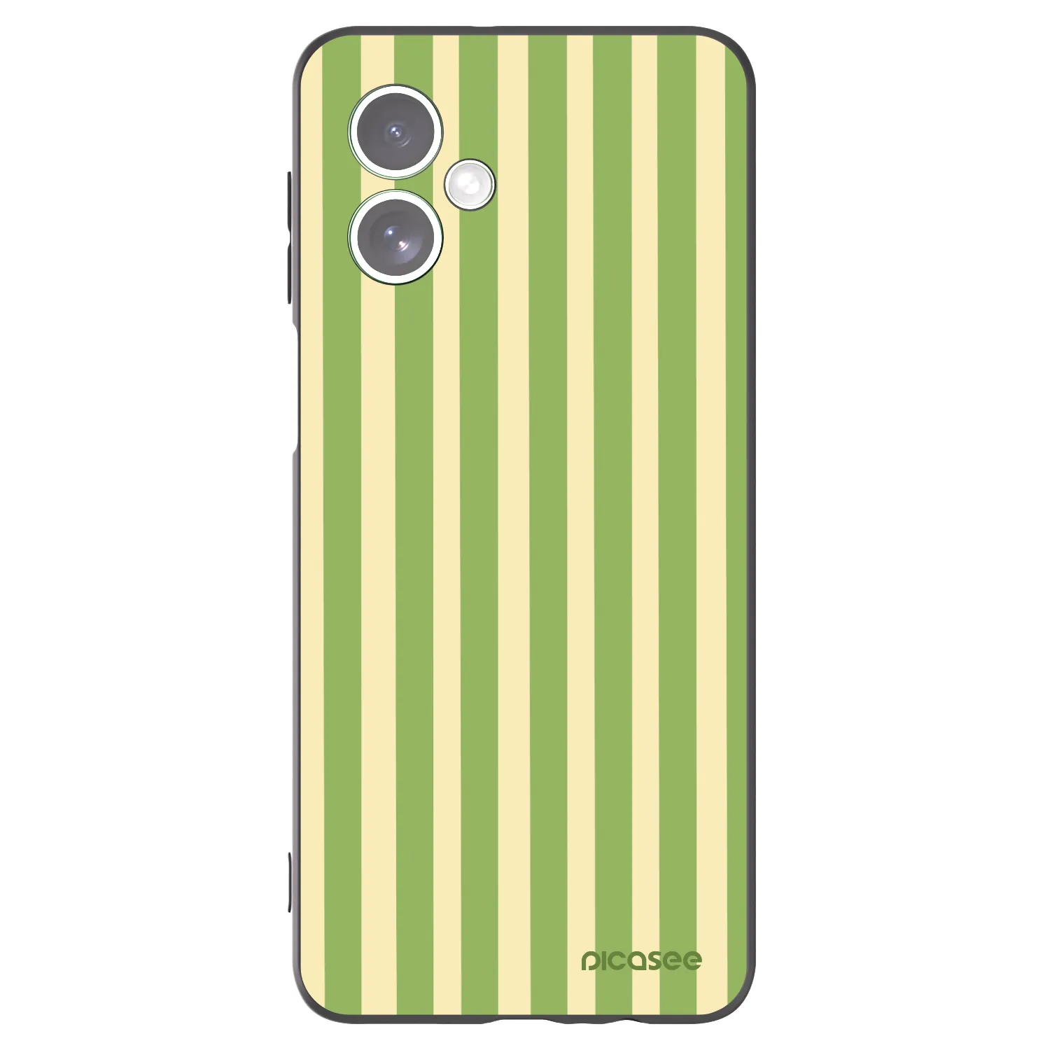 Picasee fekete szilikon tok az alábbi mobiltelefonokra Motorola Moto G54 5G - Lines Matcha