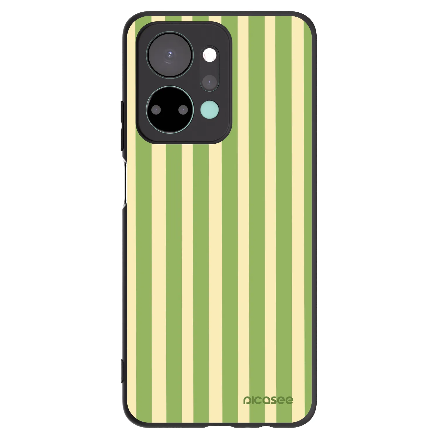 Picasee fekete szilikon tok az alábbi mobiltelefonokra Honor X7a - Lines Matcha