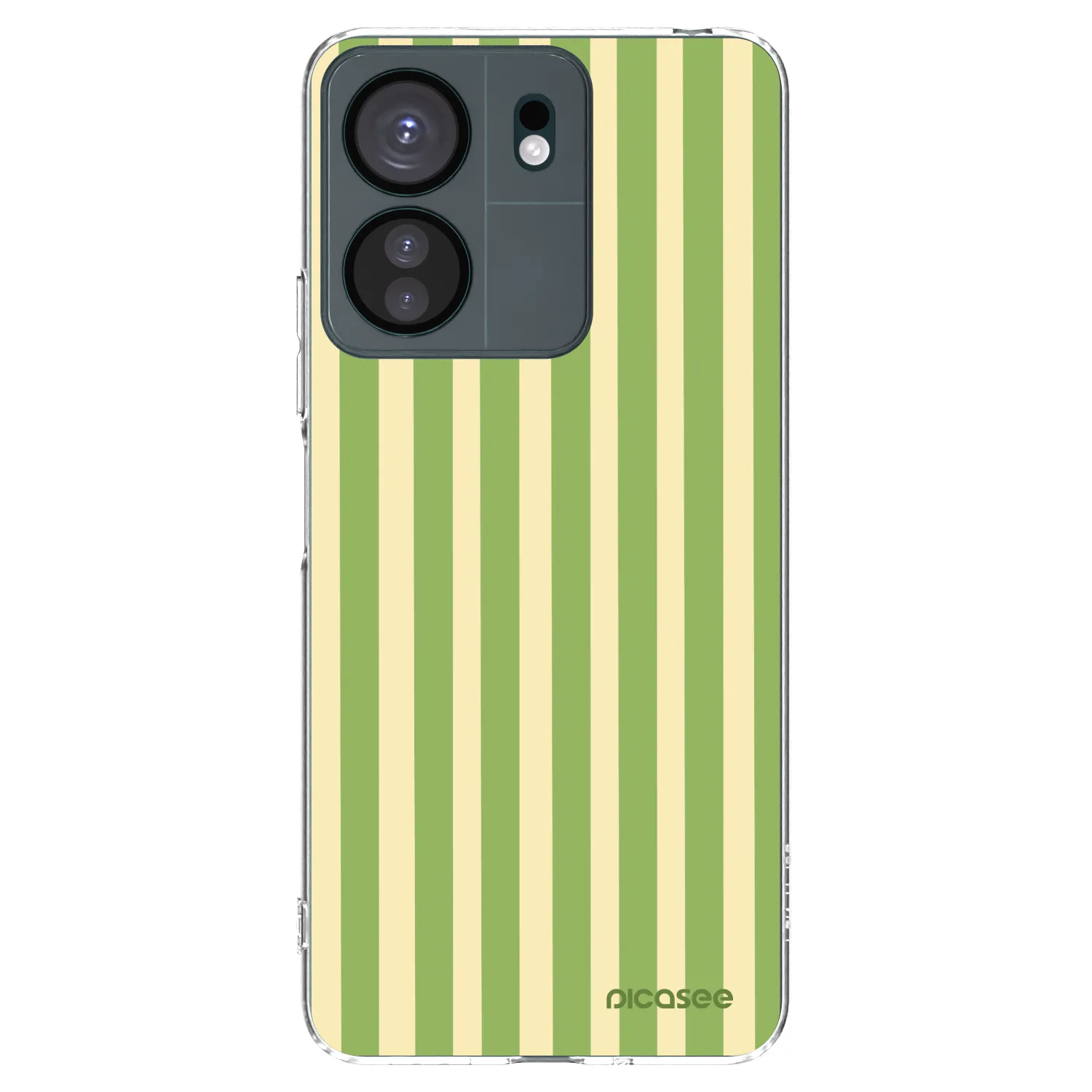 Picasee átlátszó szilikon tok az alábbi mobiltelefonokra Xiaomi Redmi 13C 4G - Lines Matcha