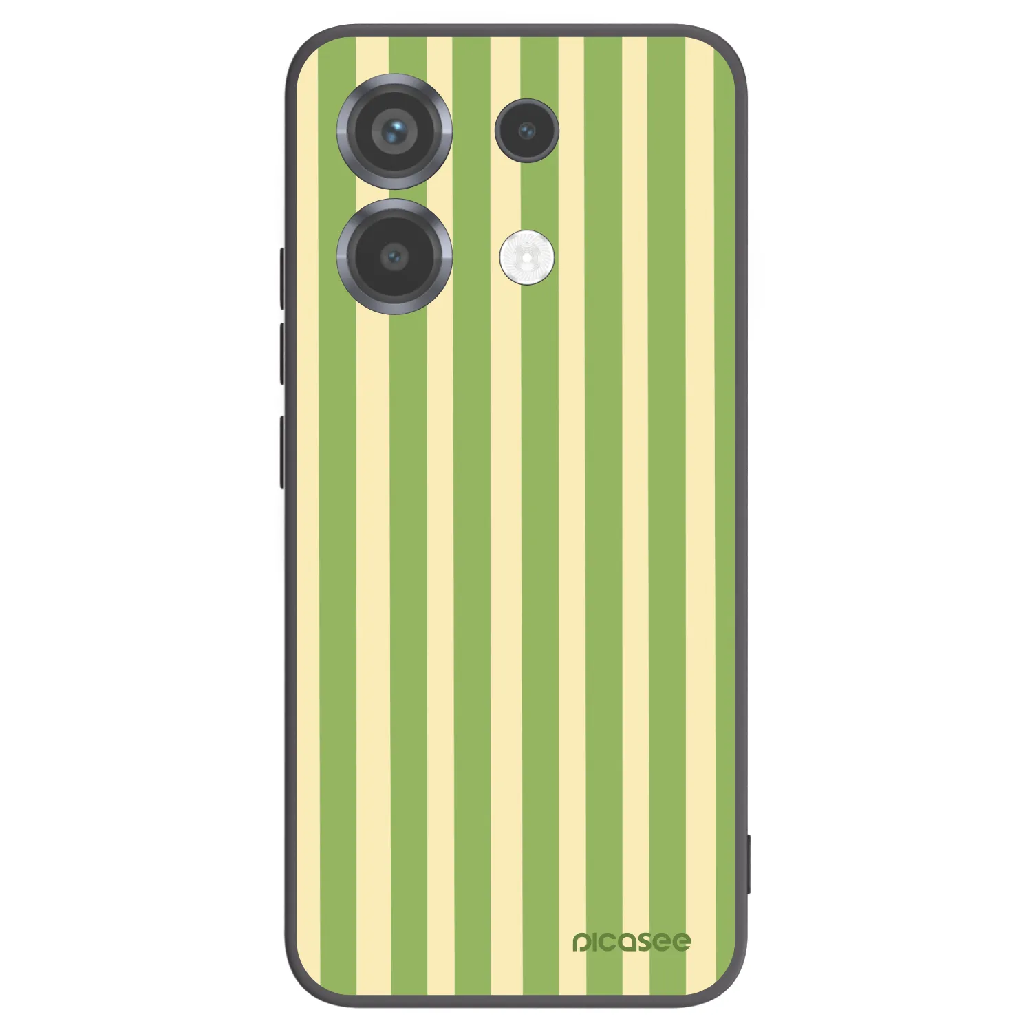 Picasee fekete szilikon tok az alábbi mobiltelefonokra Xiaomi Poco X6 - Lines Matcha
