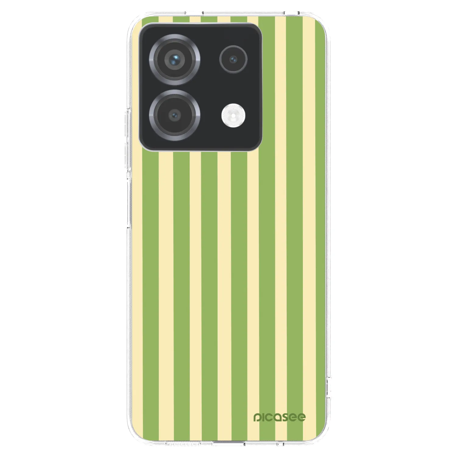 Picasee átlátszó szilikon tok az alábbi mobiltelefonokra Xiaomi Poco X6 - Lines Matcha