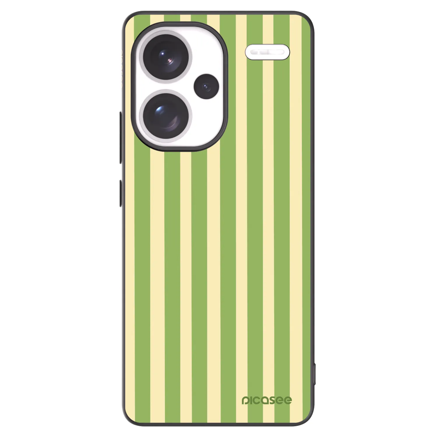 Picasee fekete szilikon tok az alábbi mobiltelefonokra Xiaomi Redmi Note 13 Pro+ 5G - Lines Matcha