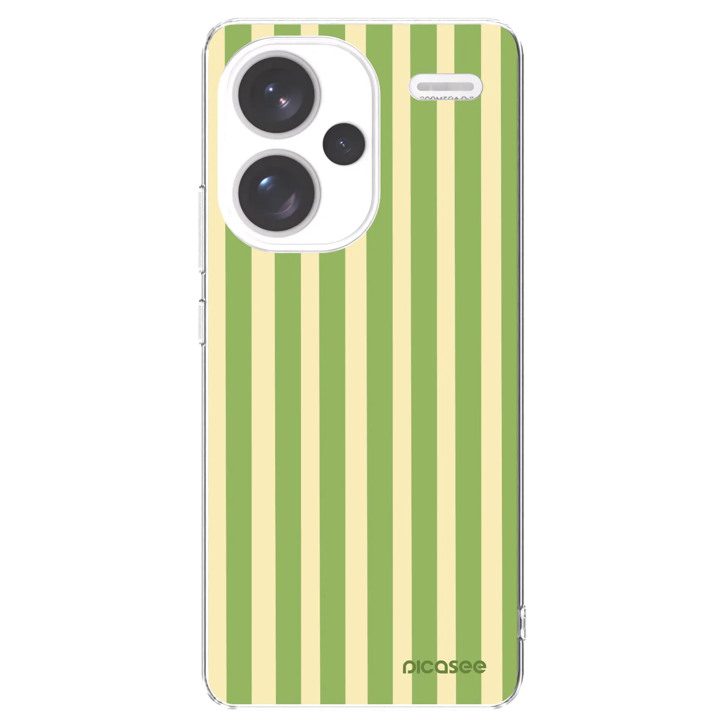 Picasee átlátszó szilikon tok az alábbi mobiltelefonokra Xiaomi Redmi Note 13 Pro+ 5G - Lines Matcha