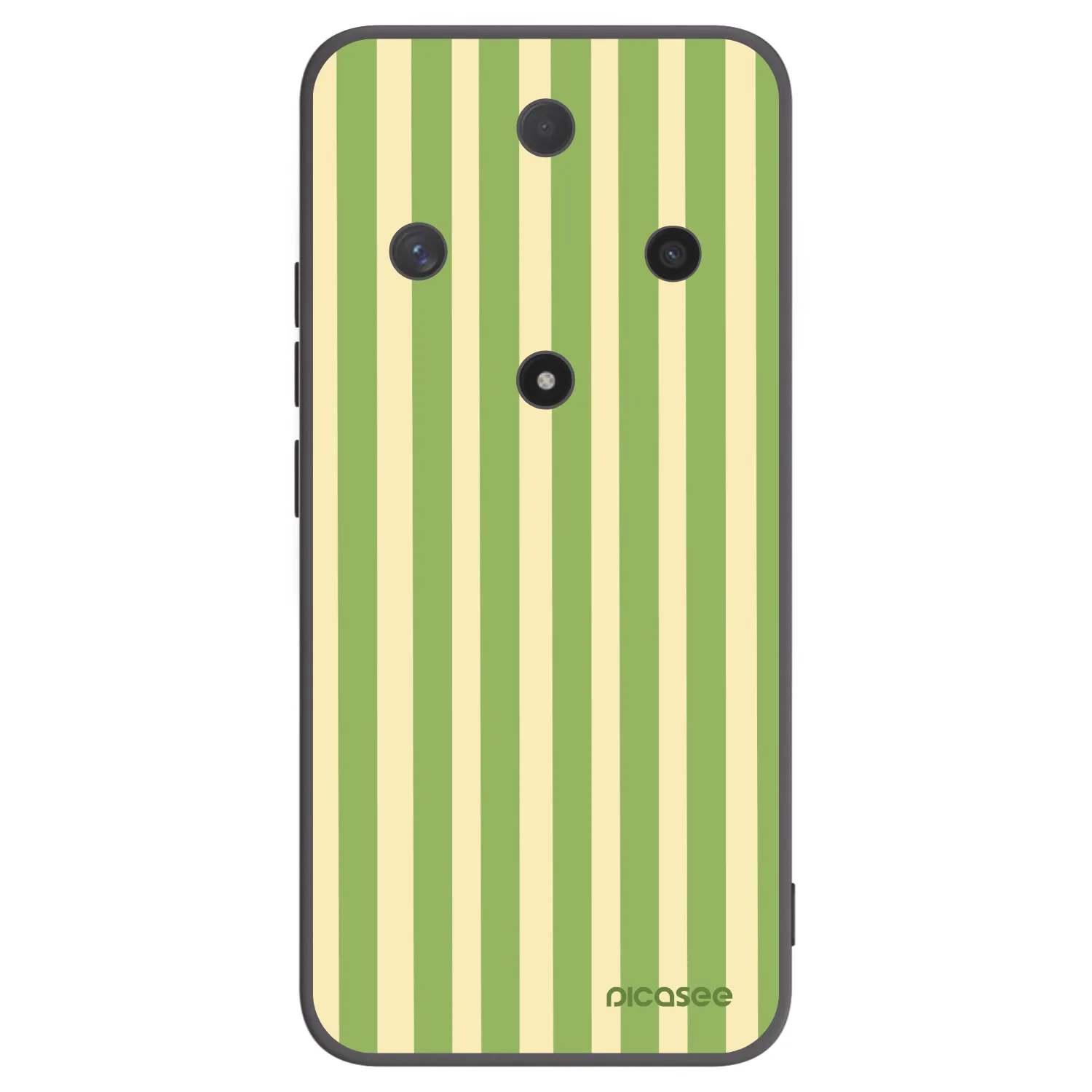 Picasee fekete szilikon tok az alábbi mobiltelefonokra Honor Magic6 Lite 5G - Lines Matcha