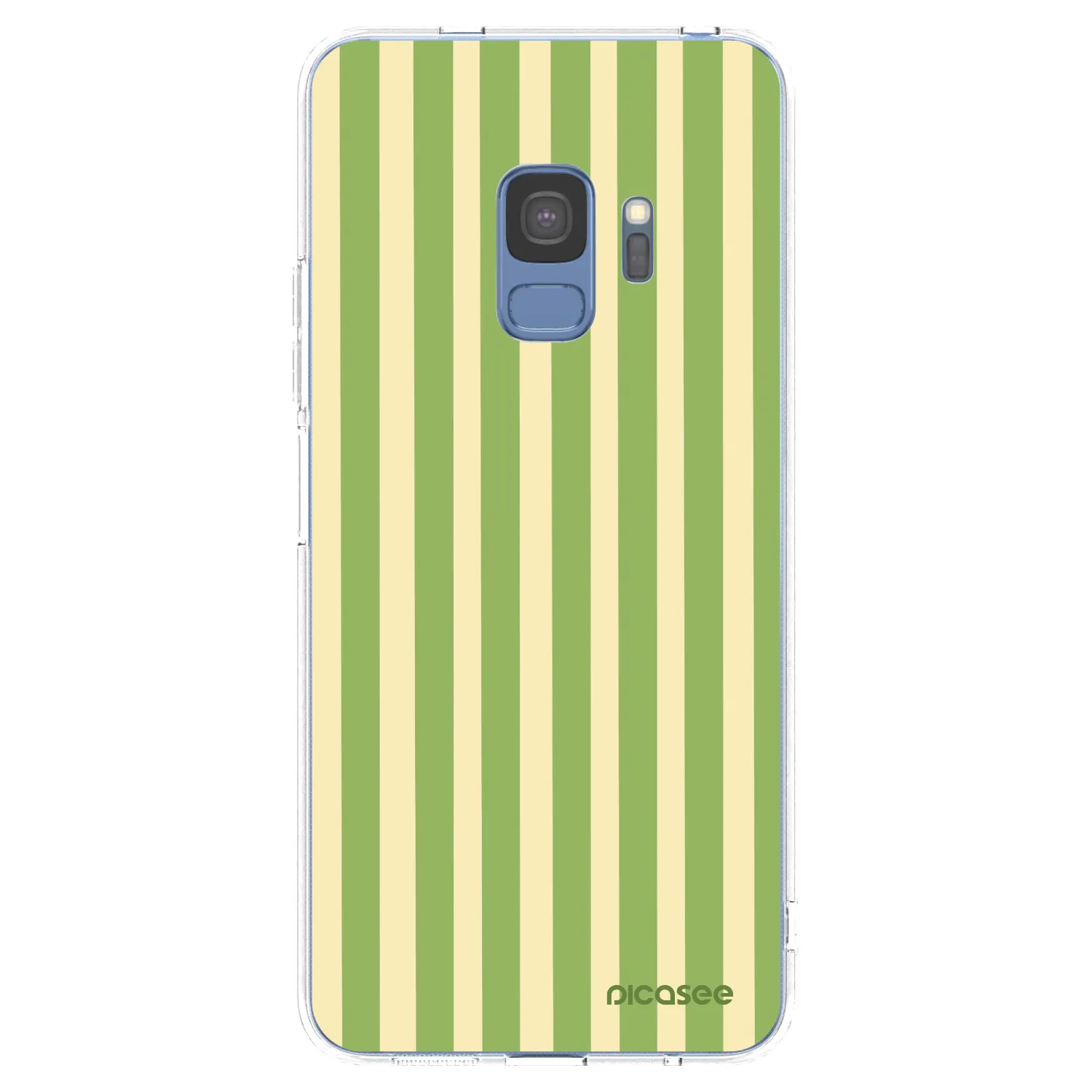 Picasee átlátszó szilikon tok az alábbi mobiltelefonokra Samsung Galaxy S9 G960F - Lines Matcha