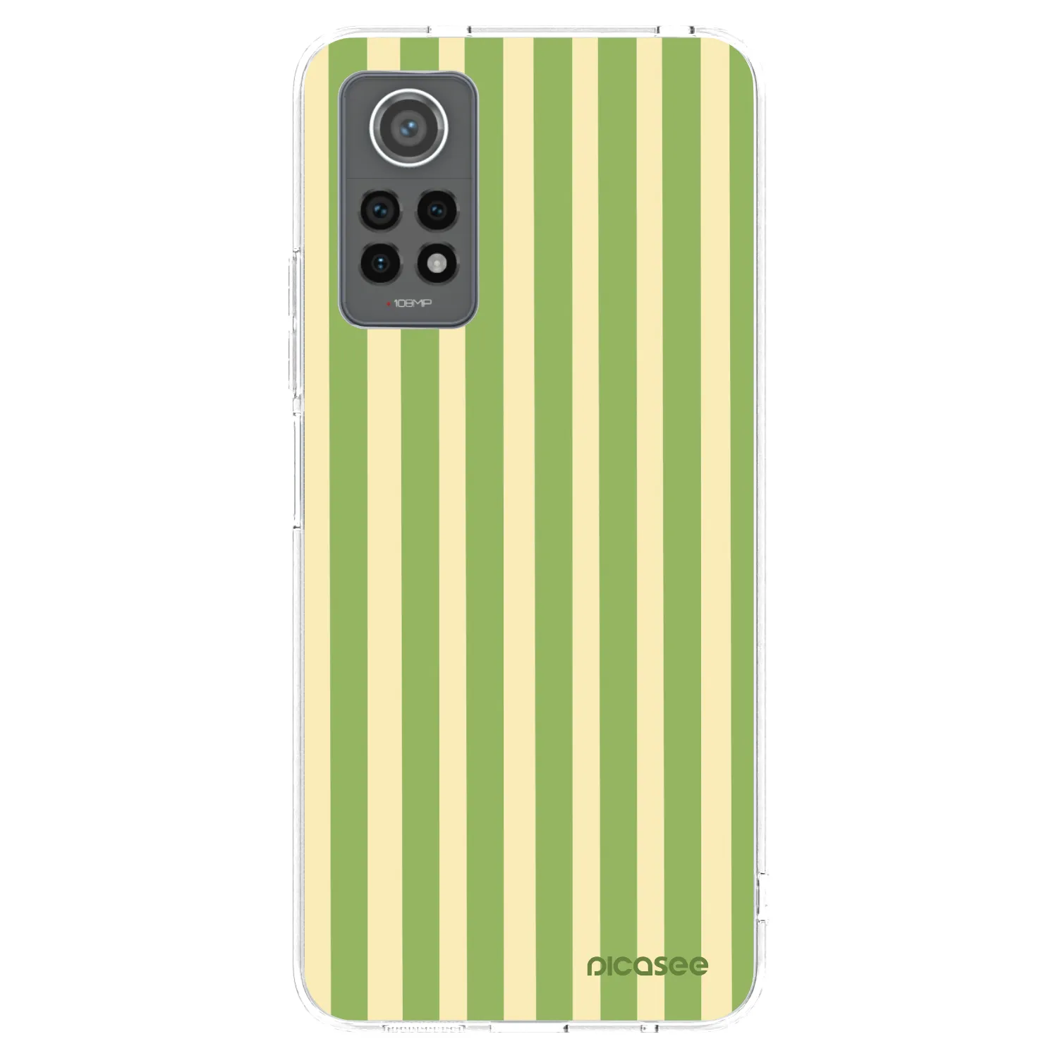 Picasee átlátszó szilikon tok az alábbi mobiltelefonokra Xiaomi Redmi Note 12 Pro 4G - Lines Matcha
