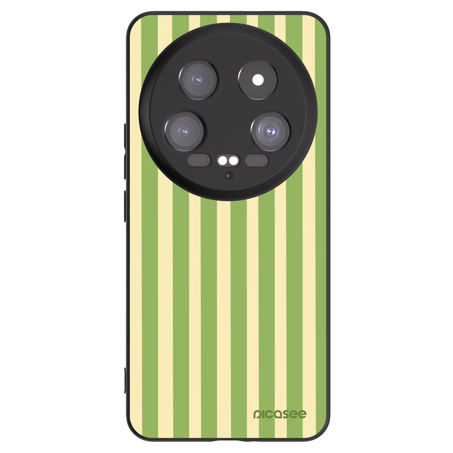 Picasee fekete szilikon tok az alábbi mobiltelefonokra Xiaomi 14 Ultra - Lines Matcha