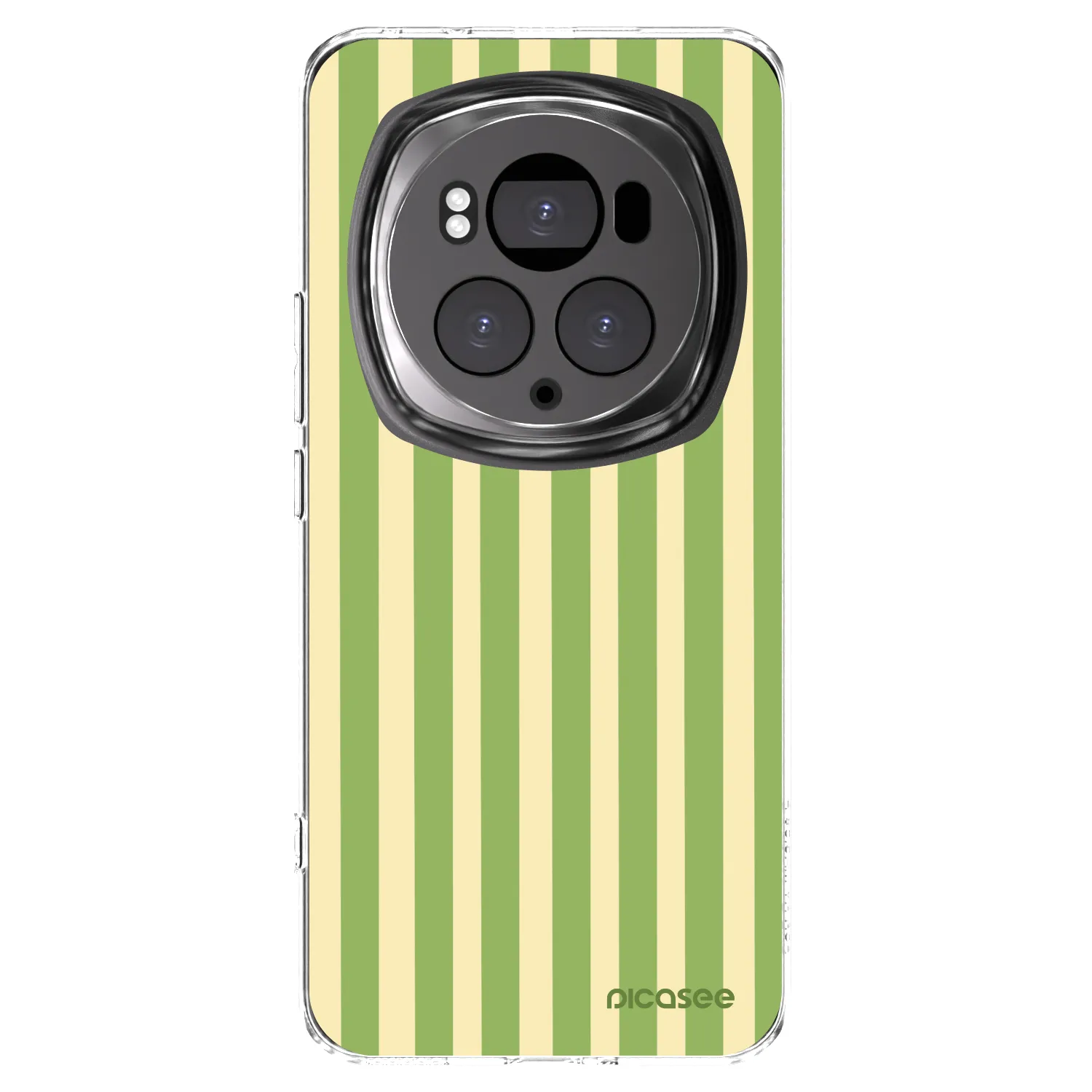 Picasee átlátszó szilikon tok az alábbi mobiltelefonokra Honor Magic6 Pro - Lines Matcha