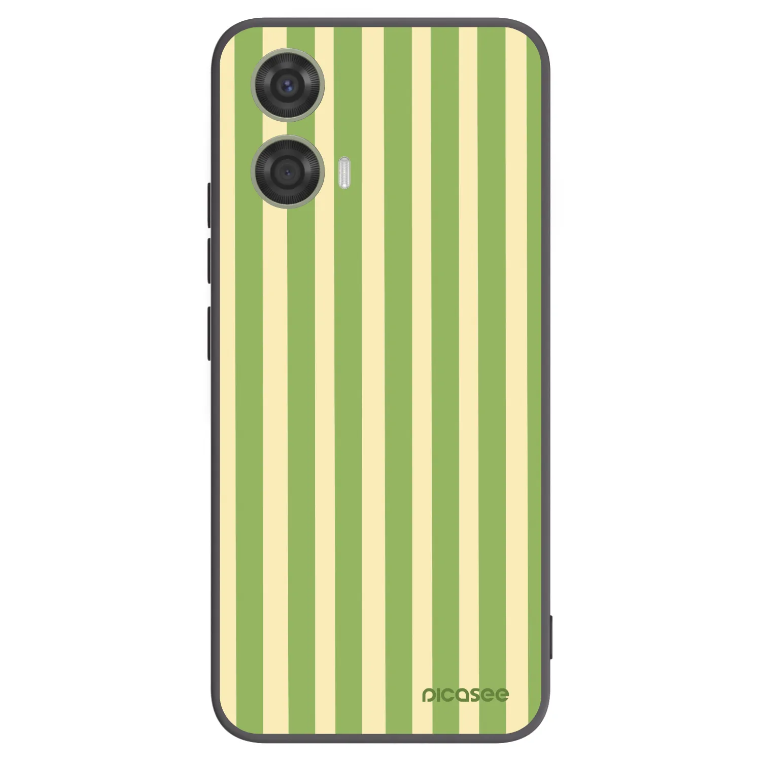 Picasee fekete szilikon tok az alábbi mobiltelefonokra Motorola Moto G24 - Lines Matcha