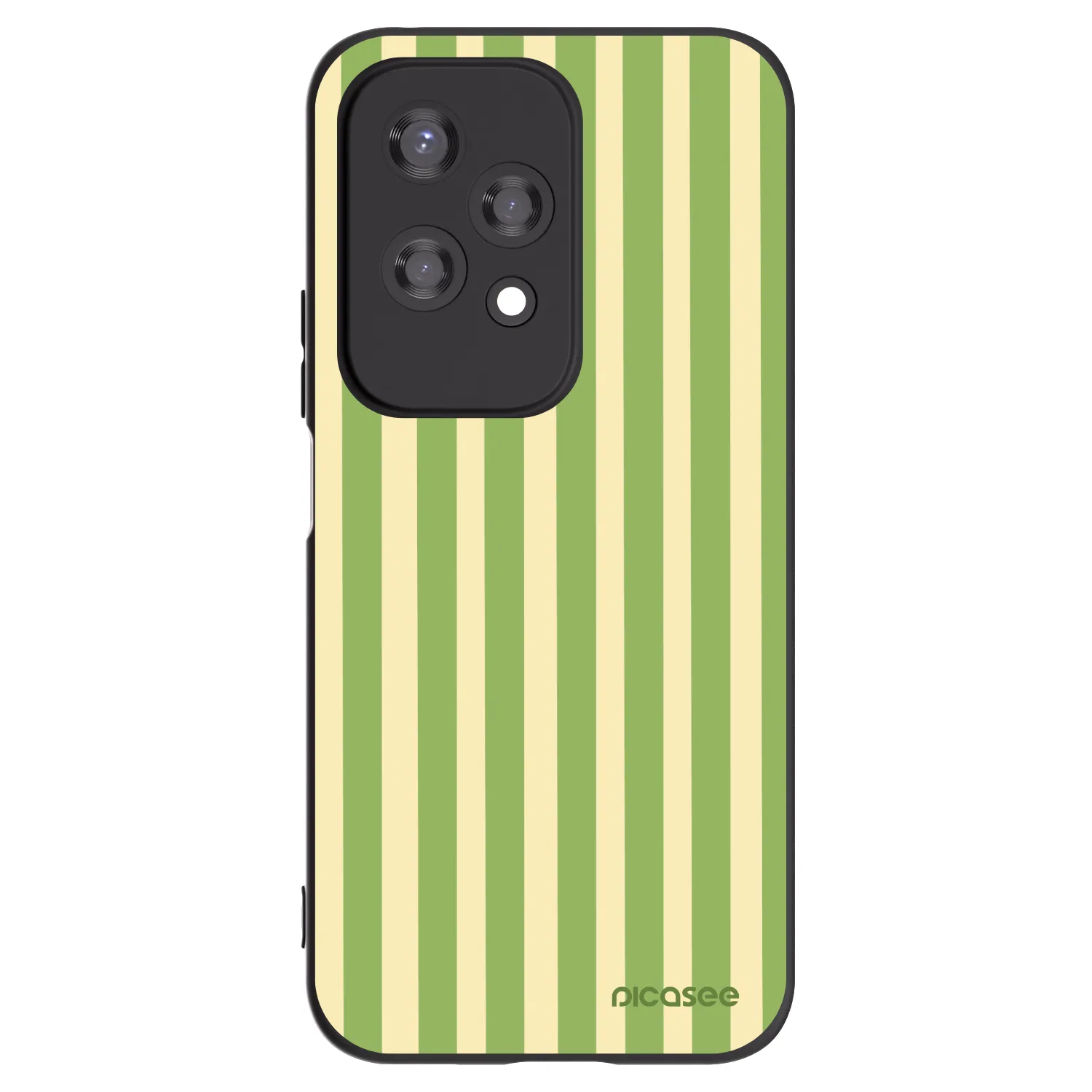 Picasee fekete szilikon tok az alábbi mobiltelefonokra Honor 200 Lite - Lines Matcha