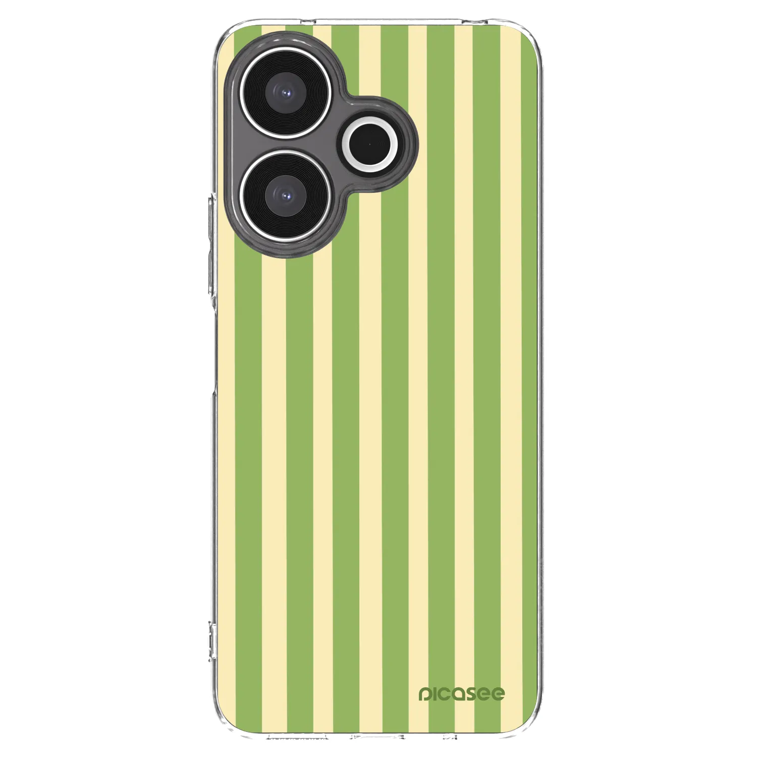 Picasee átlátszó szilikon tok az alábbi mobiltelefonokra Xiaomi Redmi 13 4G - Lines Matcha