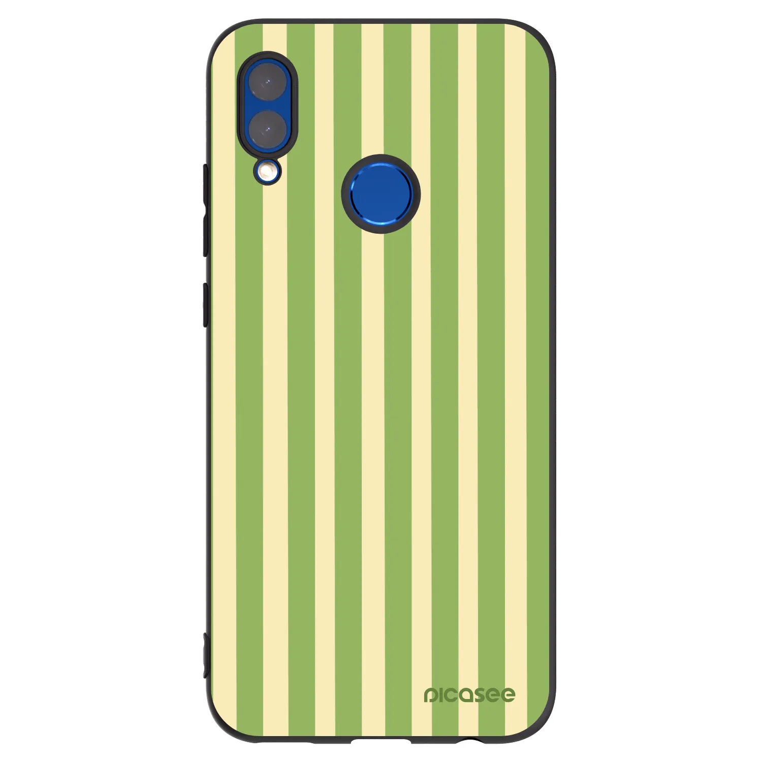 Picasee fekete szilikon tok az alábbi mobiltelefonokra Honor 10 Lite - Lines Matcha