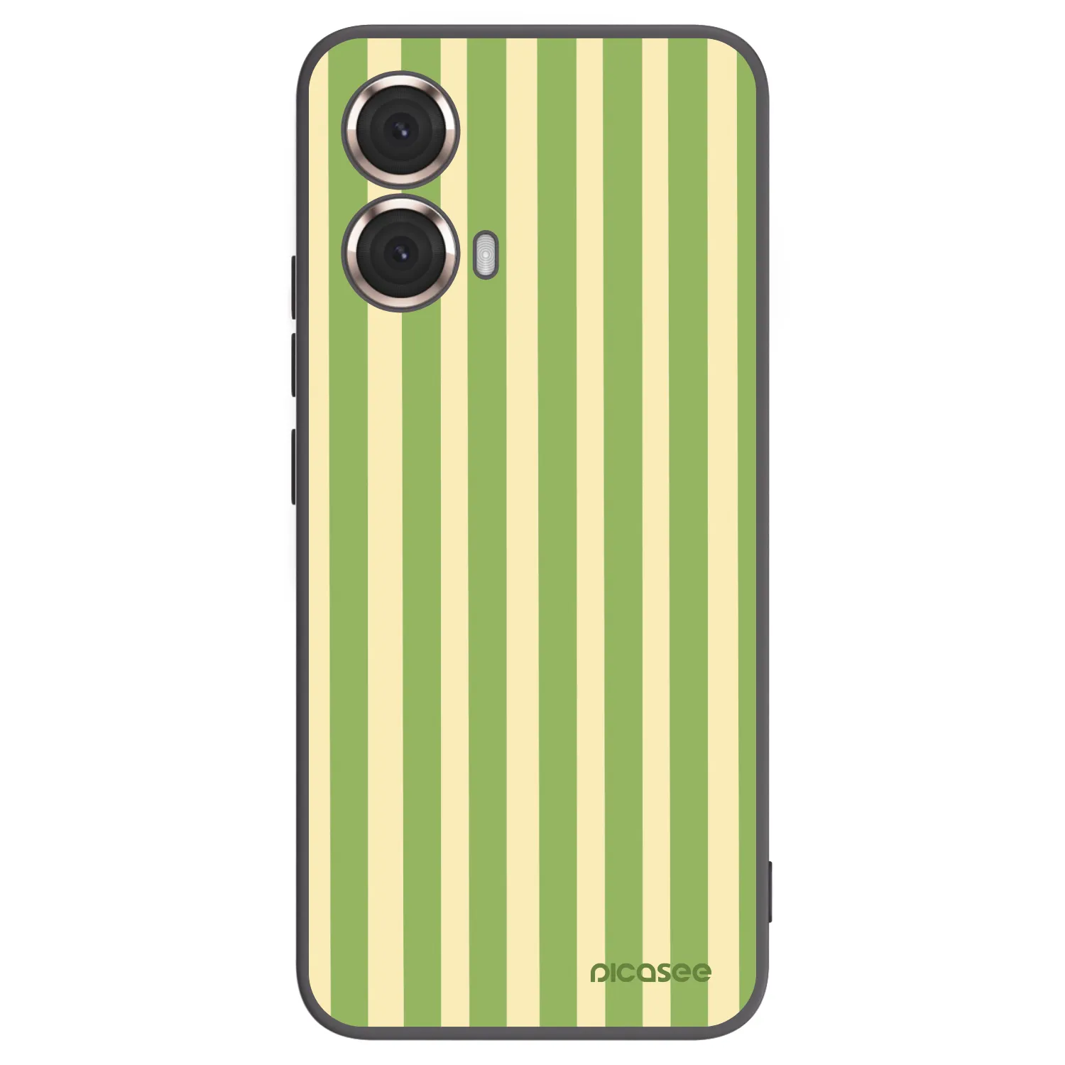 Picasee fekete szilikon tok az alábbi mobiltelefonokra Motorola Moto G85 - Lines Matcha