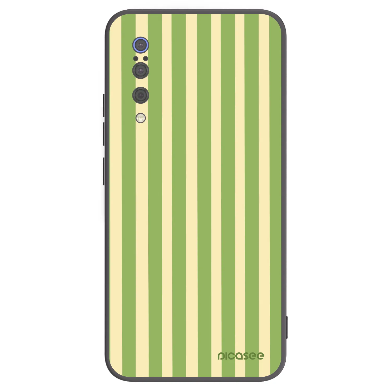 Picasee fekete szilikon tok az alábbi mobiltelefonokra Xiaomi Mi 9 - Lines Matcha