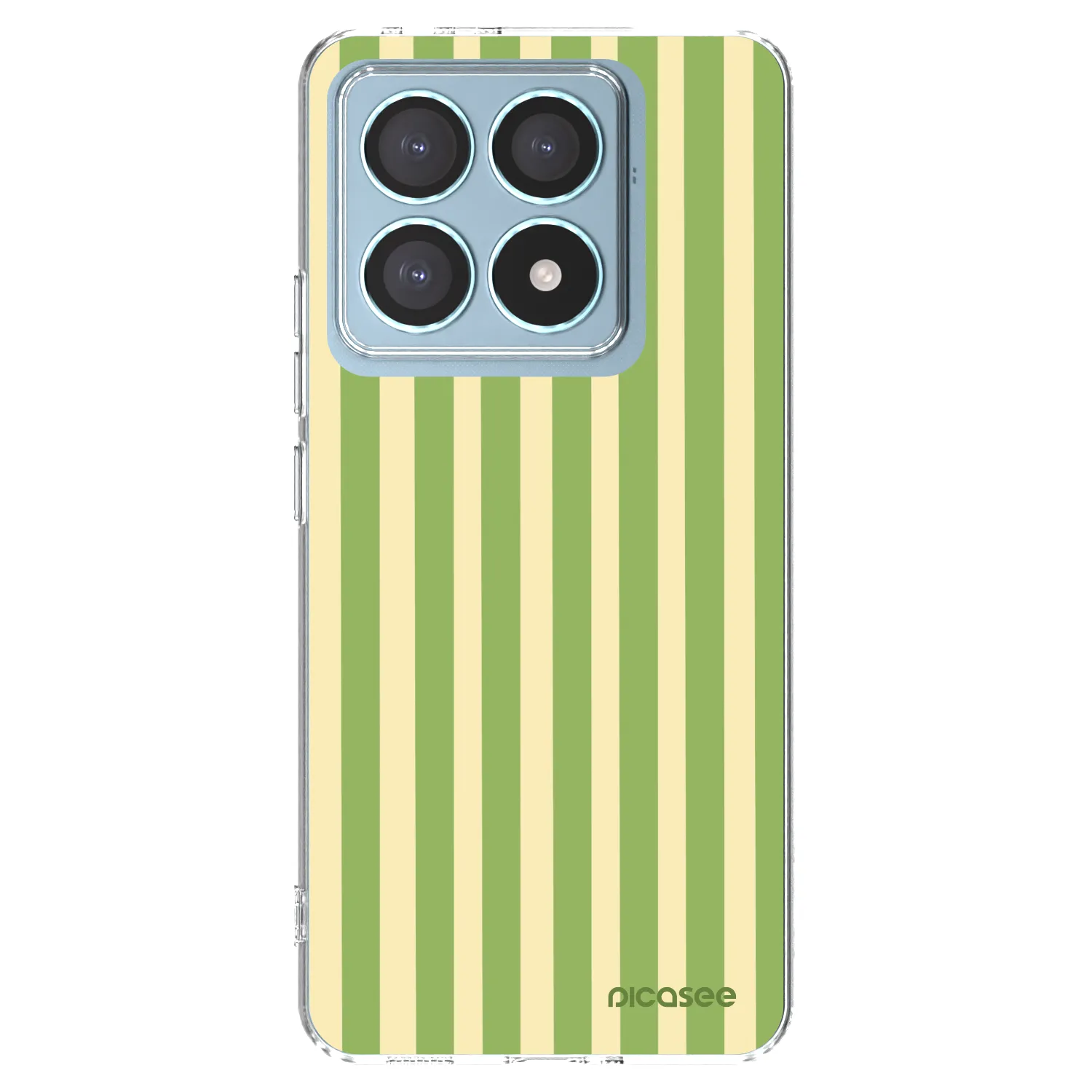 Picasee átlátszó szilikon tok az alábbi mobiltelefonokra Xiaomi 14T Pro - Lines Matcha