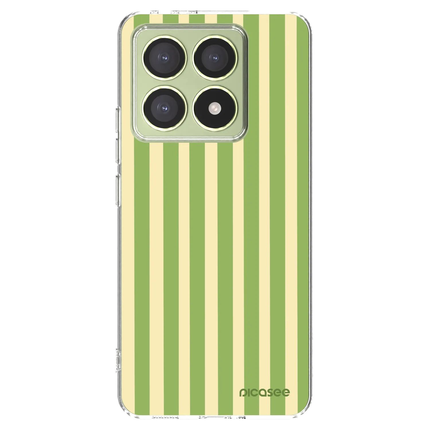 Picasee átlátszó szilikon tok az alábbi mobiltelefonokra Xiaomi 14T - Lines Matcha