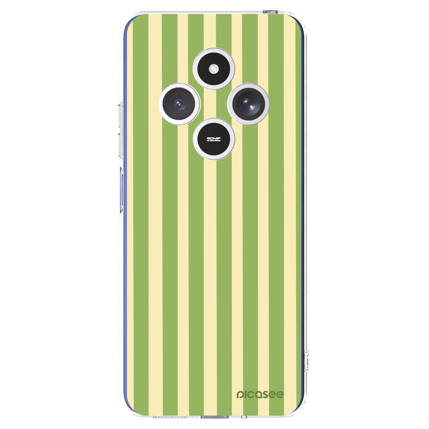 Picasee átlátszó szilikon tok az alábbi mobiltelefonokra Xiaomi Redmi 14C - Lines Matcha