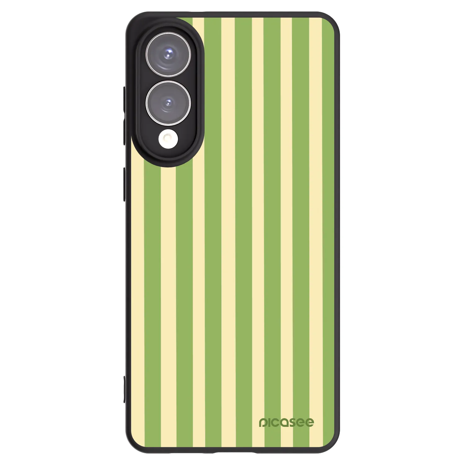 Picasee fekete szilikon tok az alábbi mobiltelefonokra Samsung Galaxy S25 Edge 5G - Lines Matcha