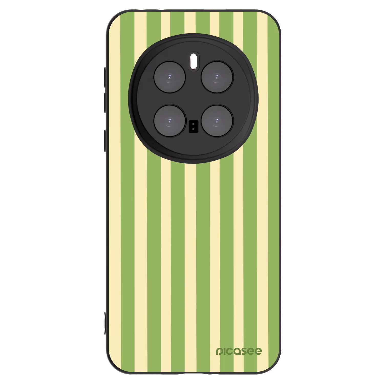 Picasee fekete szilikon tok az alábbi mobiltelefonokra Honor Magic7 Pro 5G - Lines Matcha
