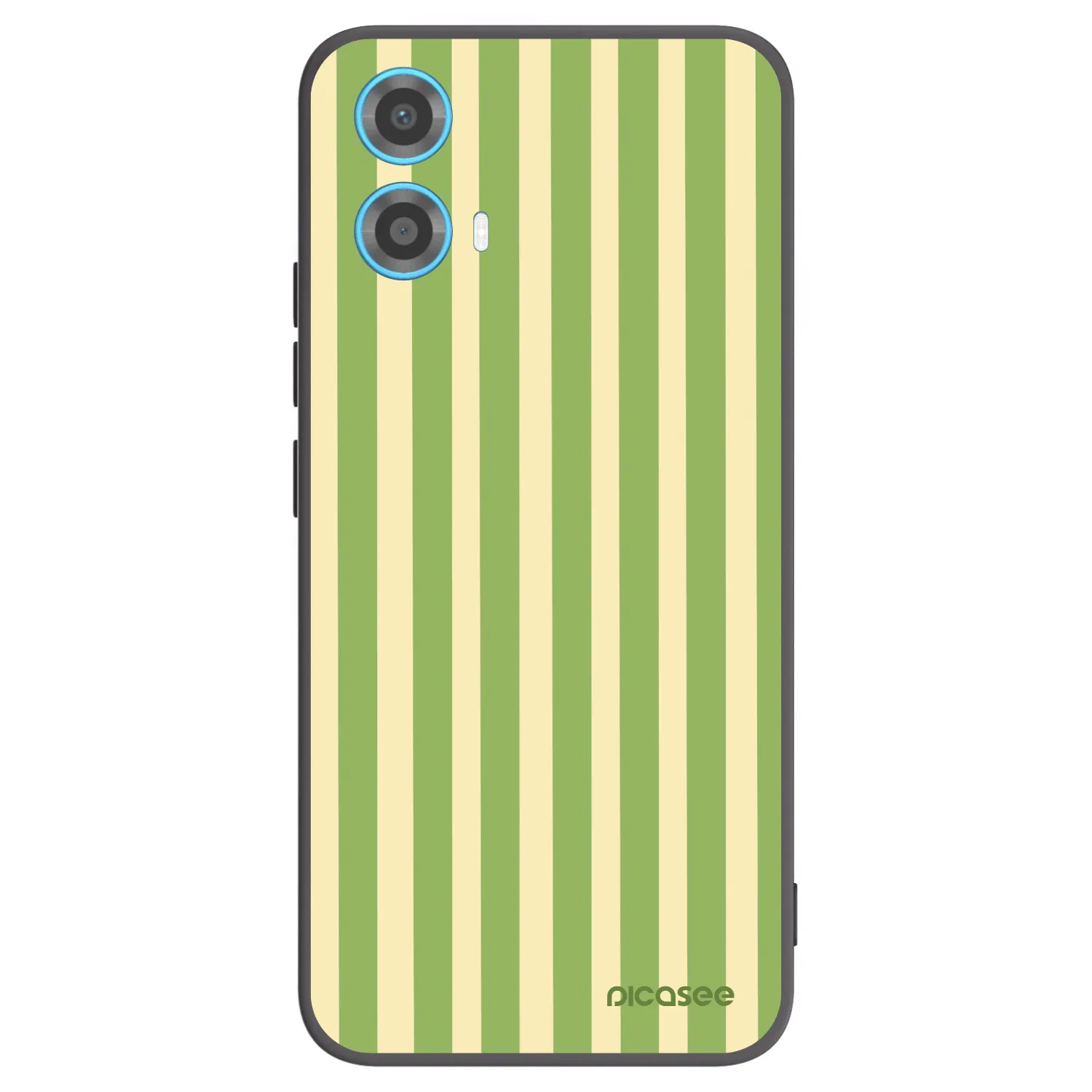 Picasee fekete szilikon tok az alábbi mobiltelefonokra Motorola Moto G34 5G - Lines Matcha