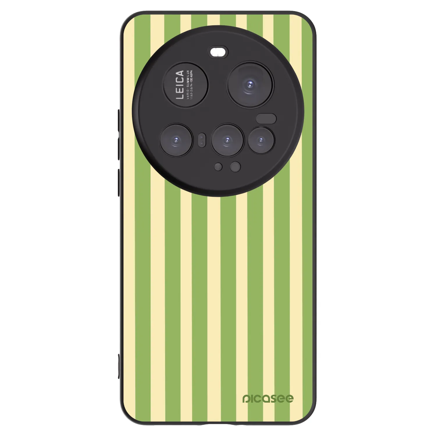 Picasee fekete szilikon tok az alábbi mobiltelefonokra Xiaomi 15 Ultra - Lines Matcha