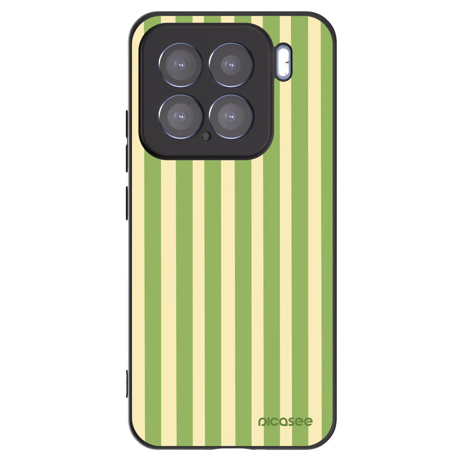 Picasee fekete szilikon tok az alábbi mobiltelefonokra Xiaomi 15 - Lines Matcha