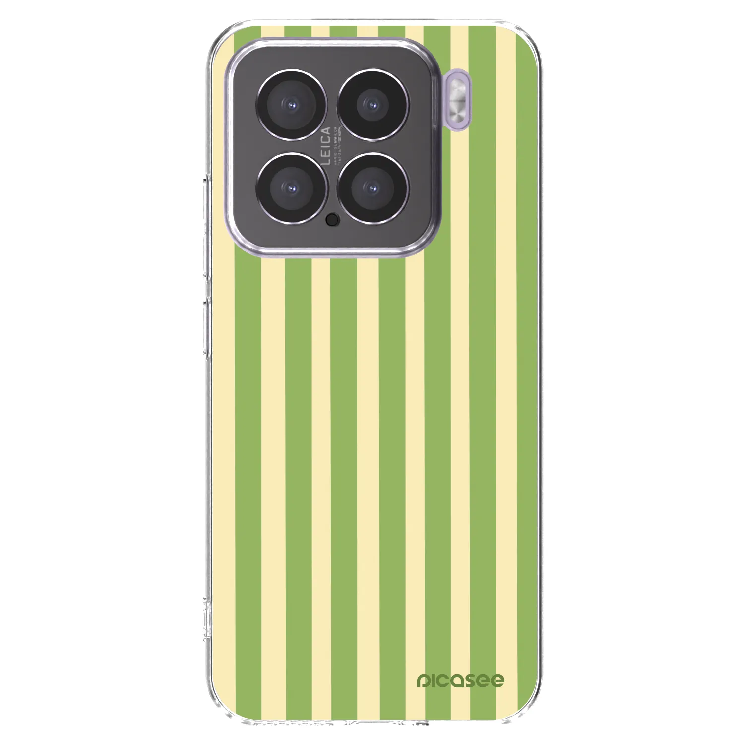 Picasee átlátszó szilikon tok az alábbi mobiltelefonokra Xiaomi 15 - Lines Matcha