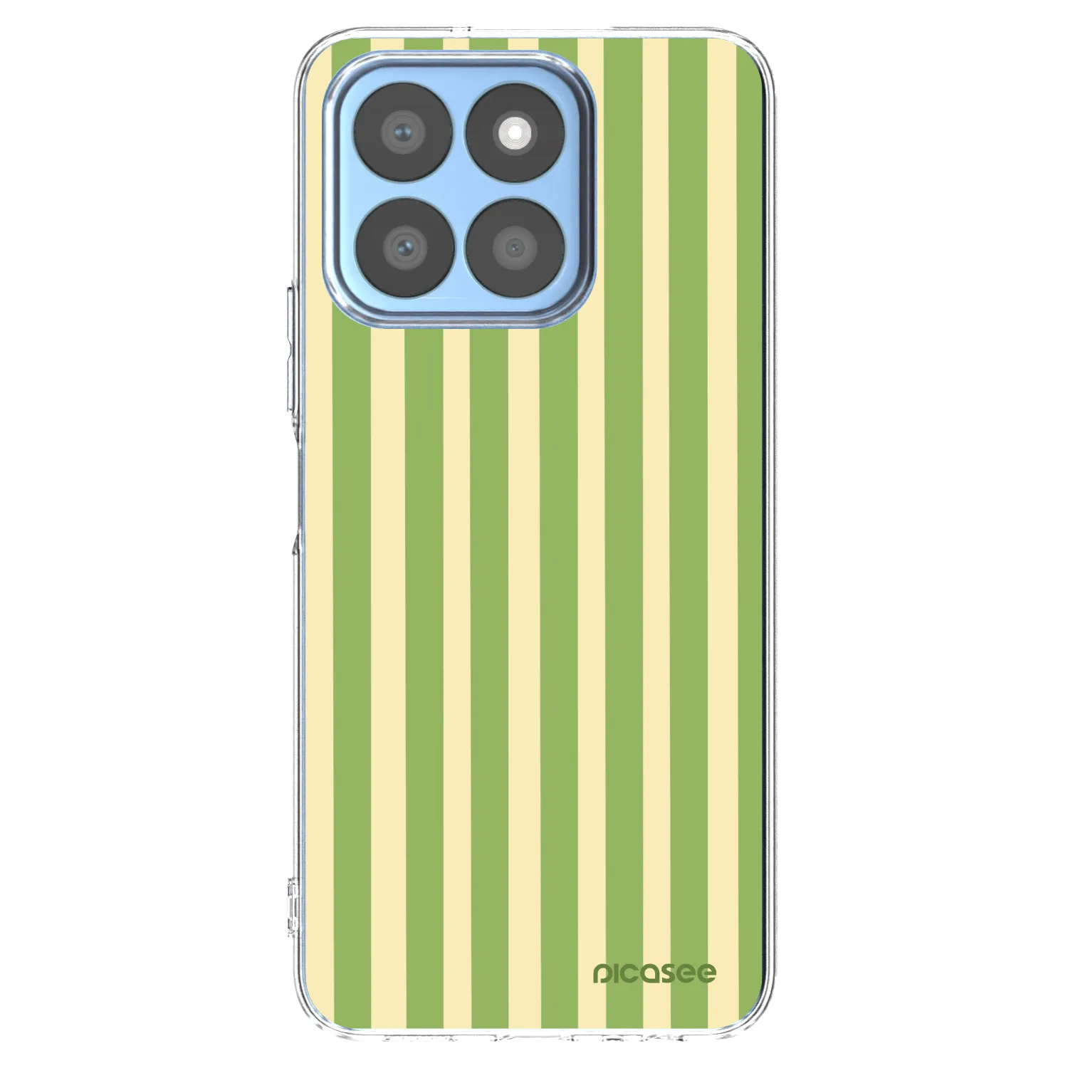 Picasee átlátszó szilikon tok az alábbi mobiltelefonokra Honor X8c - Lines Matcha