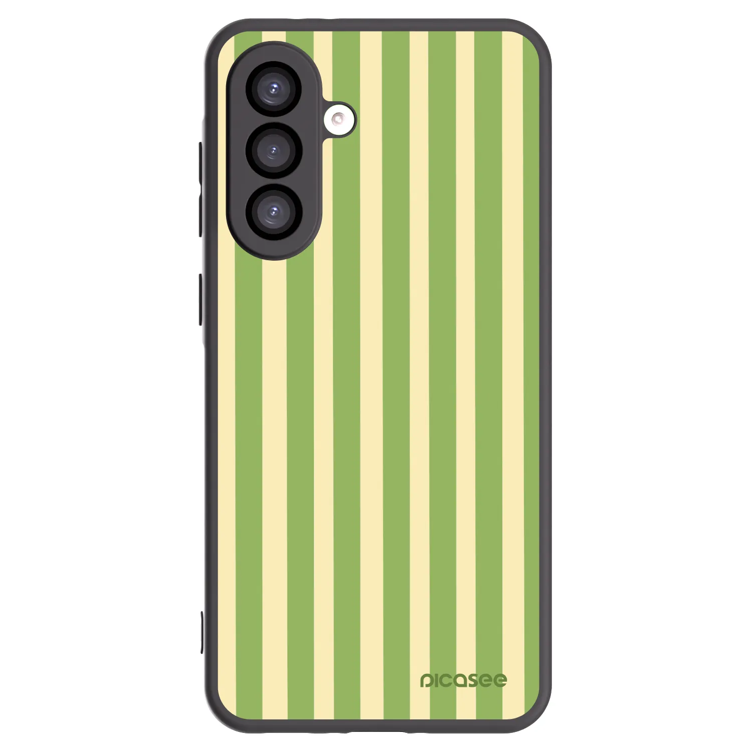 Picasee fekete szilikon tok az alábbi mobiltelefonokra Samsung Galaxy A26 5G A266B - Lines Matcha