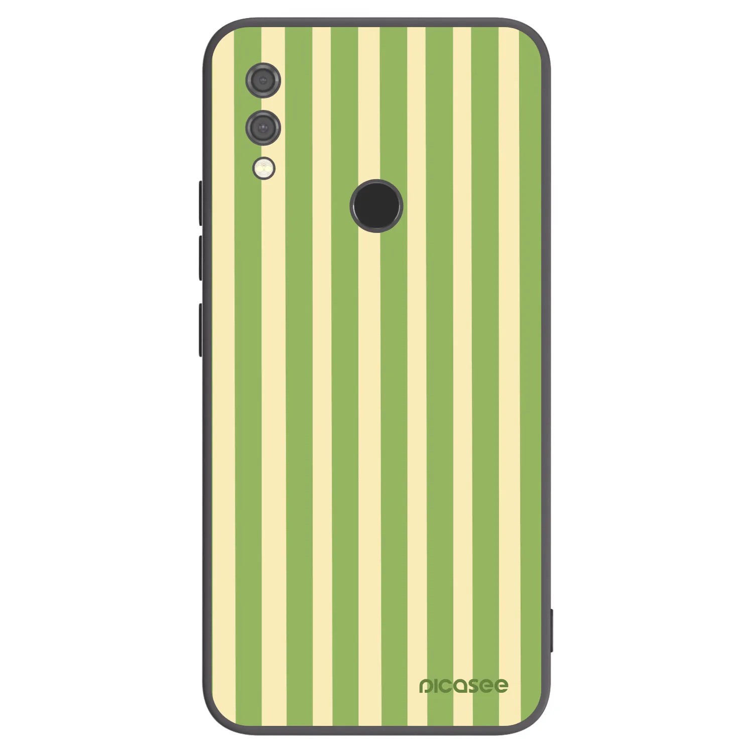 Picasee fekete szilikon tok az alábbi mobiltelefonokra Xiaomi Redmi Note 7 - Lines Matcha