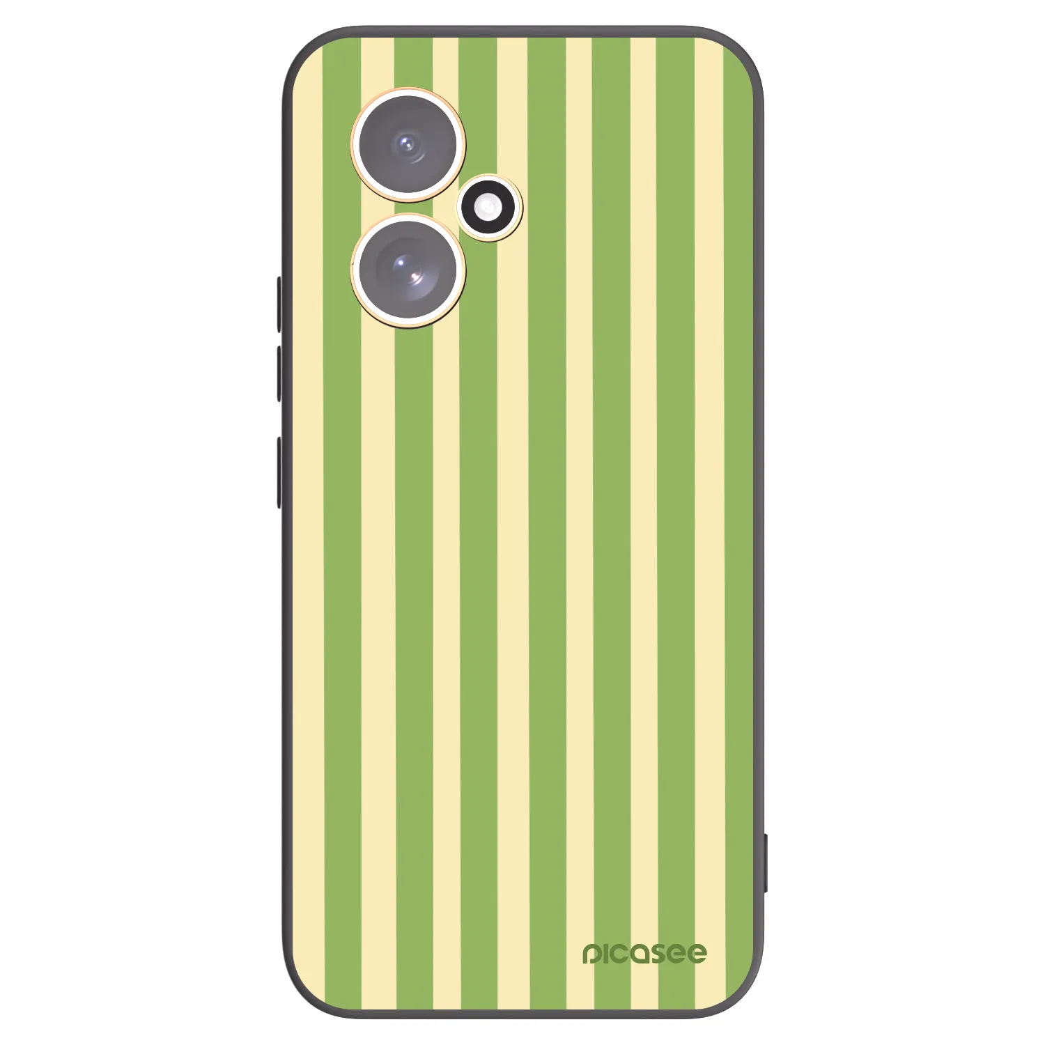 Picasee fekete szilikon tok az alábbi mobiltelefonokra Honor 400 5G - Lines Matcha