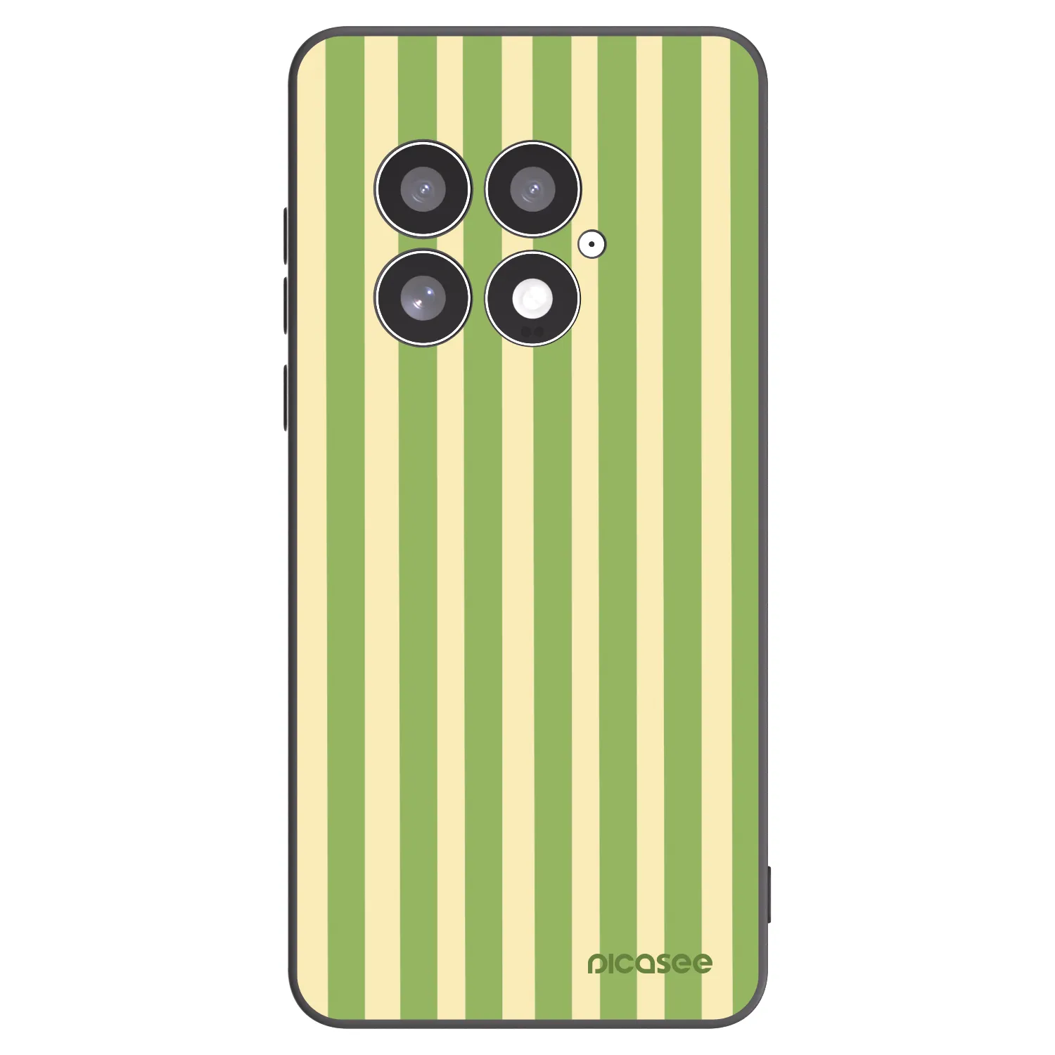 Picasee fekete szilikon tok az alábbi mobiltelefonokra OnePlus 13 5G - Lines Matcha