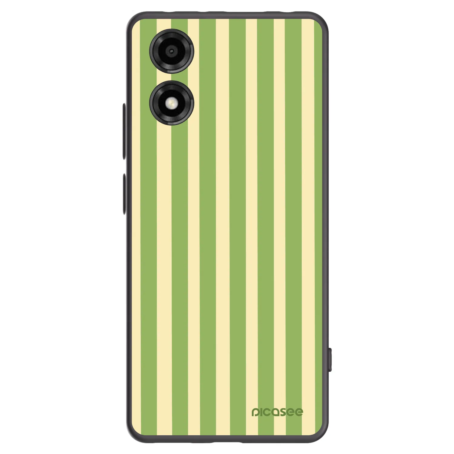 Picasee fekete szilikon tok az alábbi mobiltelefonokra Motorola Moto E14 - Lines Matcha
