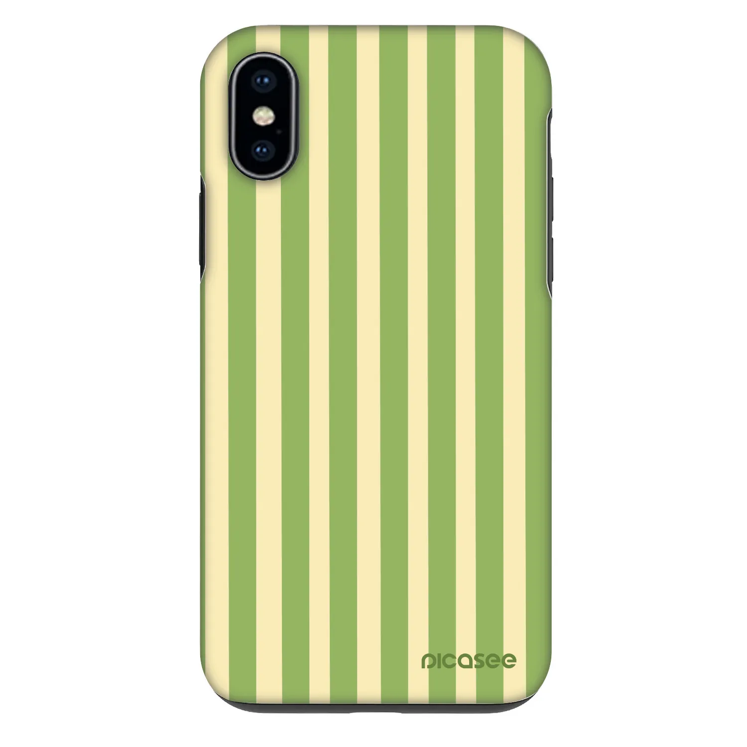 Picasee Fashion Case Apple iPhone X/XS - Lines Matcha