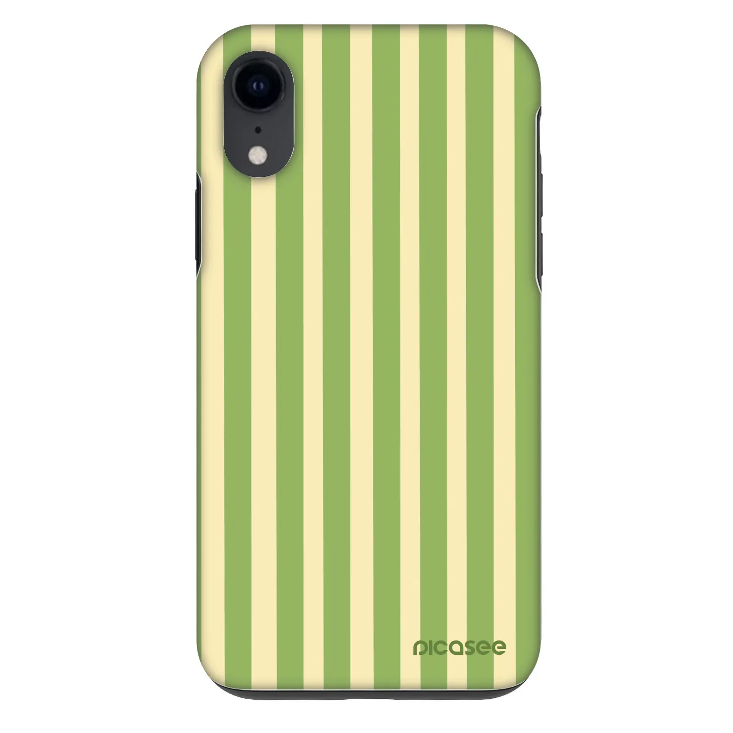 Picasee Fashion Case Apple iPhone XR - Lines Matcha