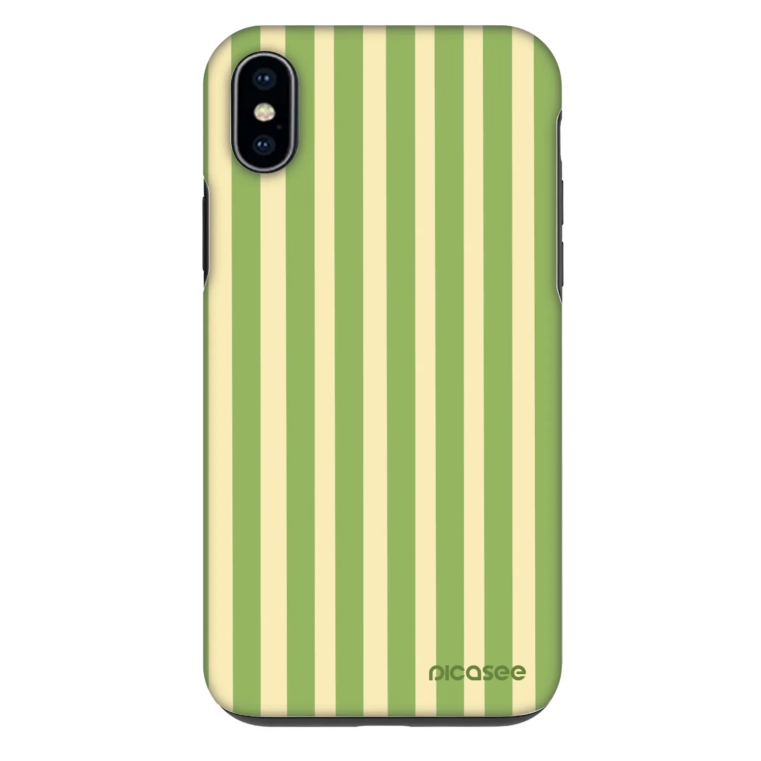 Picasee Fashion Case Apple iPhone XS Max - Lines Matcha
