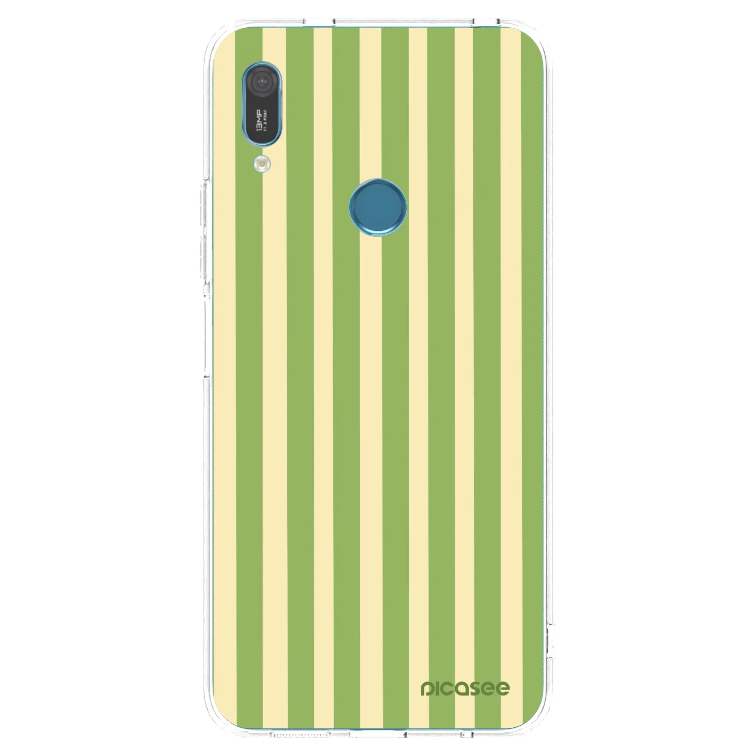 Picasee átlátszó szilikon tok az alábbi mobiltelefonokra Huawei Y6 2019 - Lines Matcha