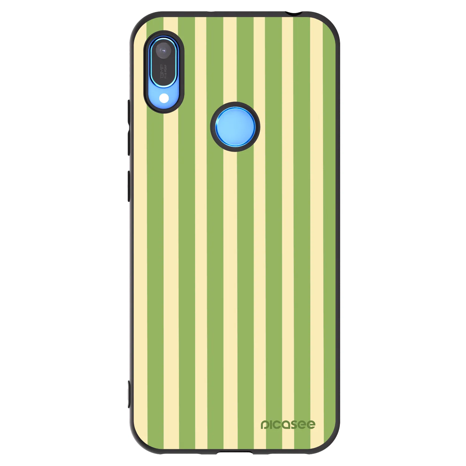 Picasee fekete szilikon tok az alábbi mobiltelefonokra Huawei Y6 2019 - Lines Matcha