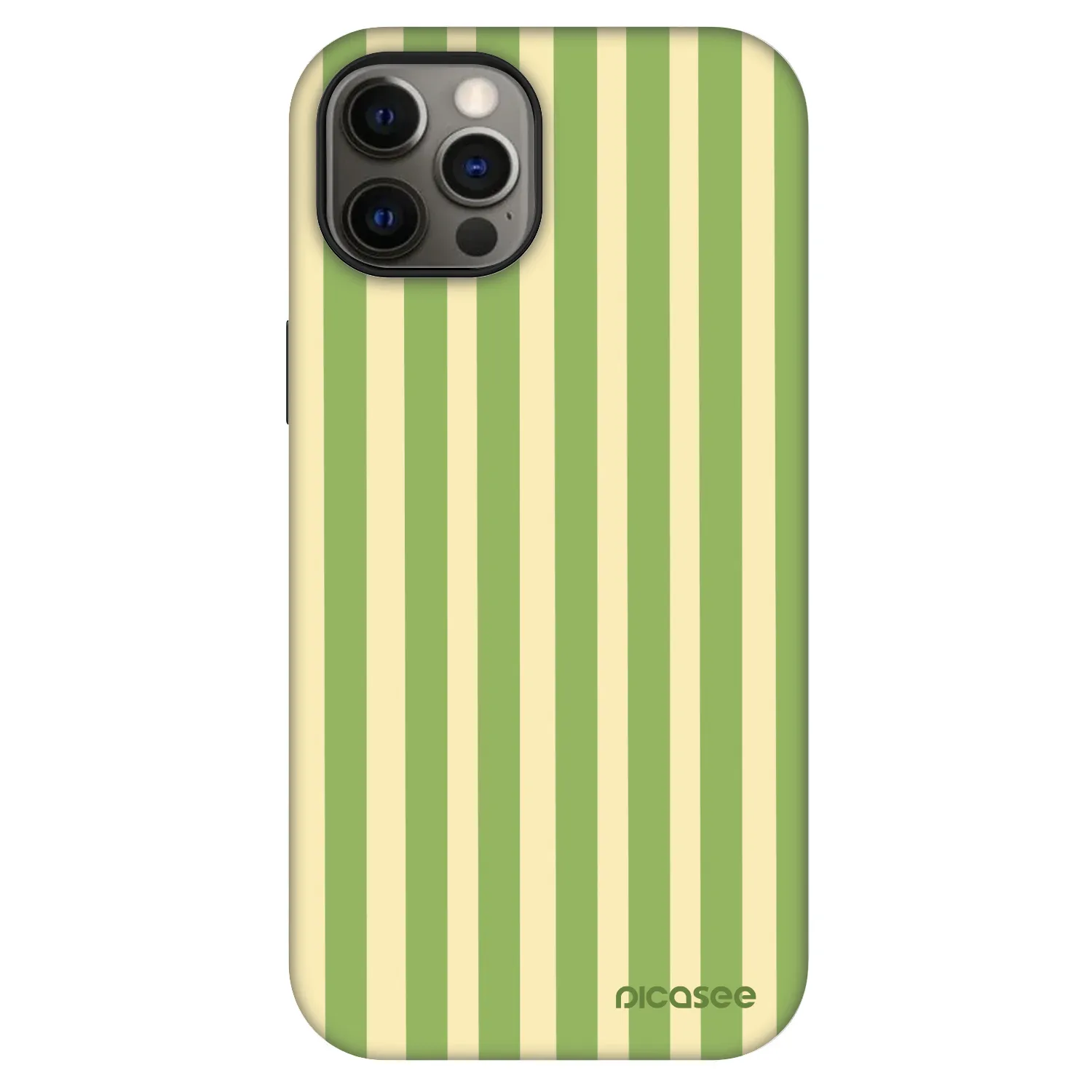 Picasee Fashion Case MagSafe Apple iPhone 12 Pro - Lines Matcha
