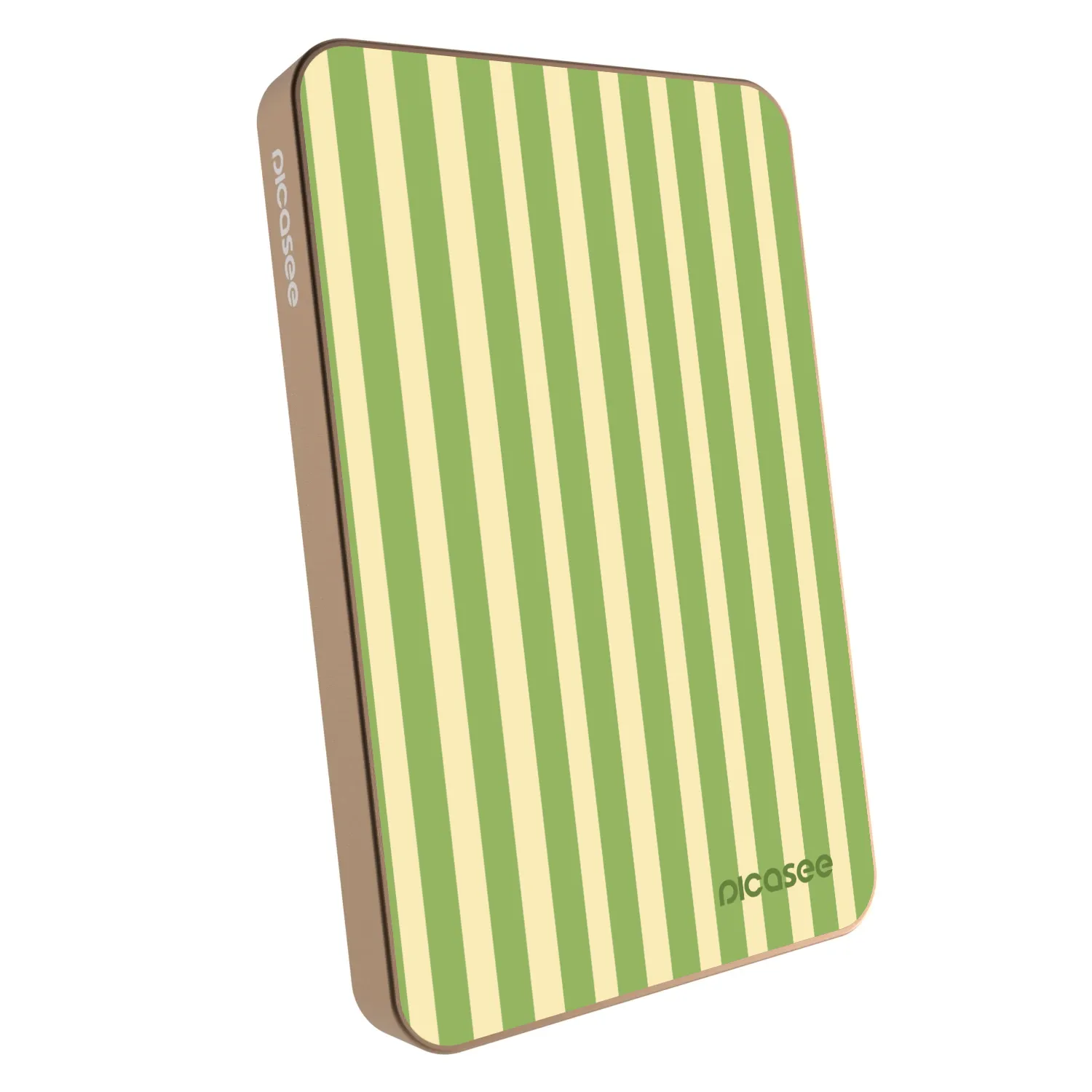 Picasee Powerbank MagSafe 5 000 mAh Aranysárga - Lines Matcha