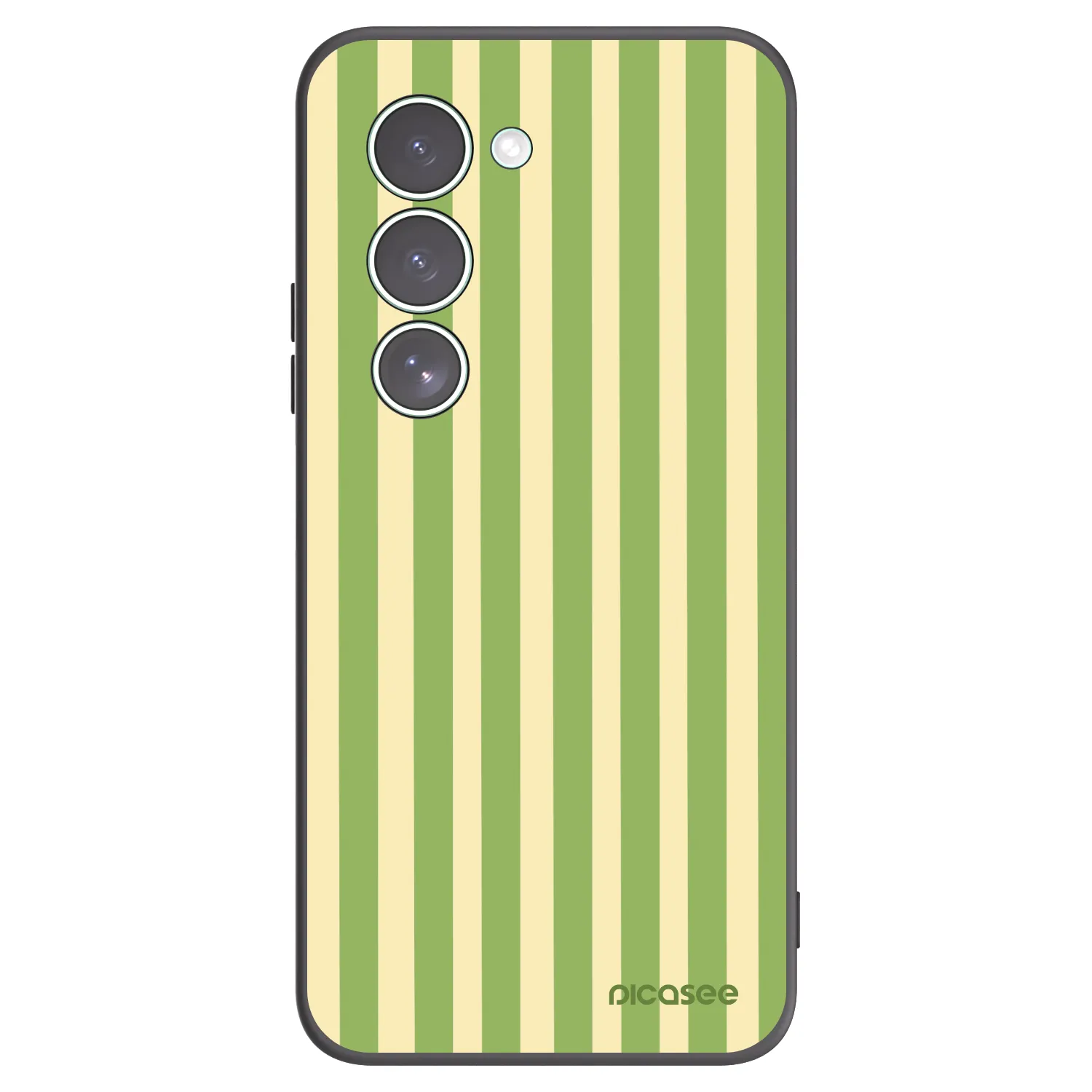 Picasee fekete szilikon tok az alábbi mobiltelefonokra Xiaomi Redmi 15 5G - Lines Matcha